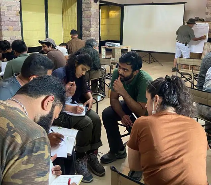 PRONAT Professional Naturalist Training session at Denwa Backwater Escape Satpura